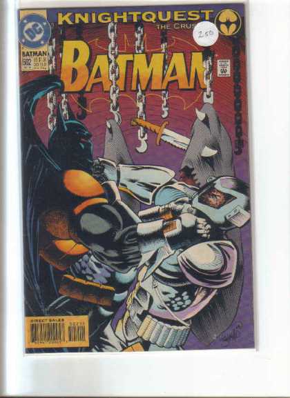 Batman 502 - Dc Comics - Knightquest - Chain - Machete - Helmet
