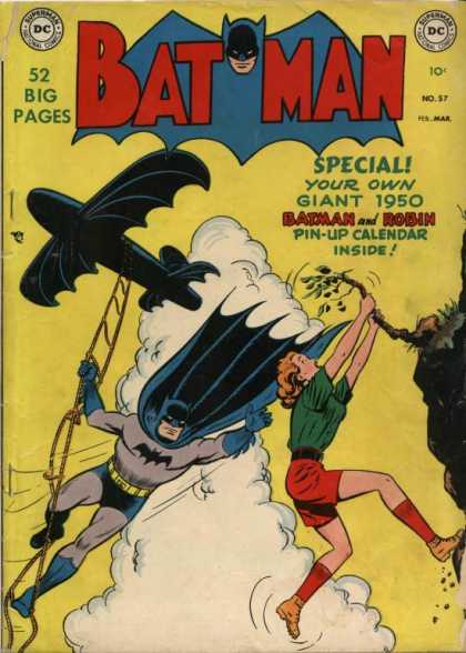 Batman 57 - Batman And Robin Pinup Calendar - 52 Pages - Dc Comics - Number 57 - Feb Mar