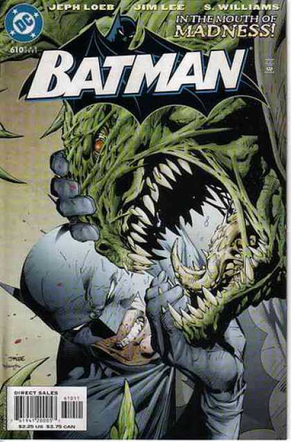 Batman 610 - Jeph Loeb - Jim Lee - S Williams - Direct Sales - Madness - Alex Sinclair, Jim Lee