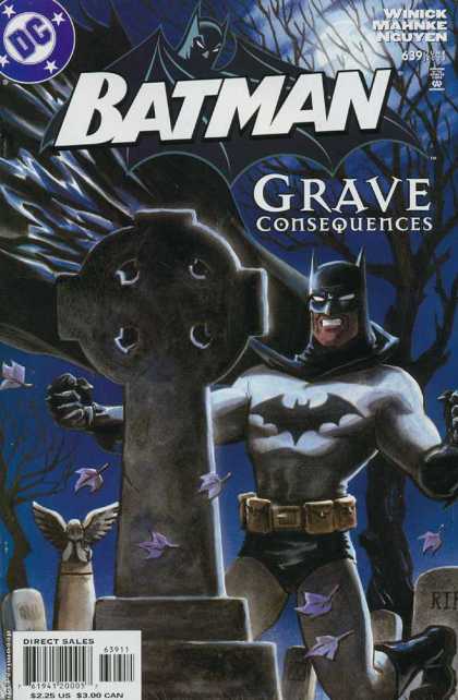 Batman 639 - Batman - Grave Consequences - Dc Comics - Graveyard - Cross Headstone - Matt Wagner