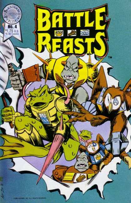 Battle Beasts 4 - Webbed Feet - Horned Armour - Frog Faces - Claws - Beaks