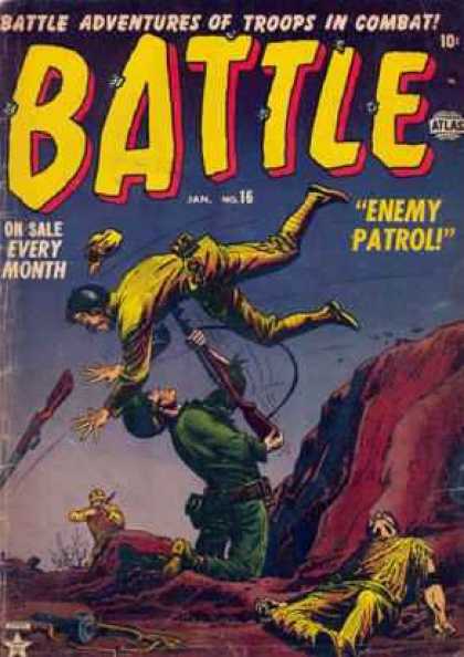 Battle 16 - Bayonette - Enemy Patrol - Issue 16 - Dead Soldier - Trench