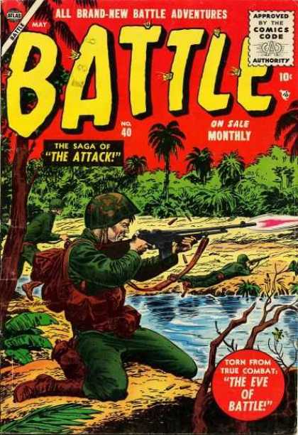 Battle 40 - The Saga Of The Attack - Soldiers - Guns - River - The Eve Of Battle