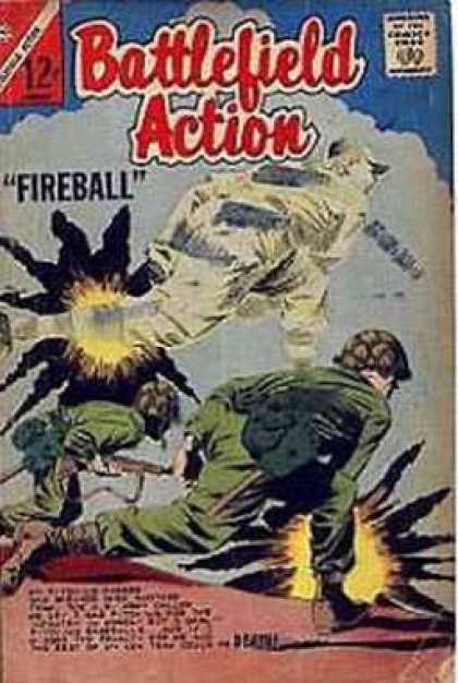 Battlefield Action 51 - Fire Ball - Attack - Military - Sports - Warrior