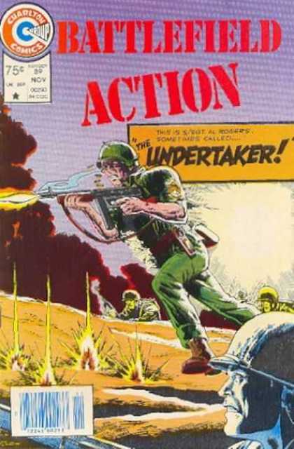 Battlefield Action 89 - The Undertaker - Charlton Comics - War - Soldiers - Gun