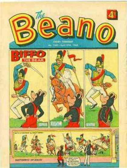 Beano 1345 - Bear - Horse - Spear - Pennant - Grass
