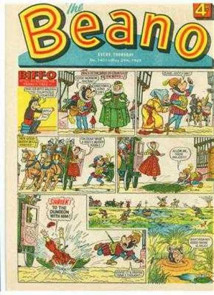 Beano 1401 - Horse - Princess - Grass - Mouse - People