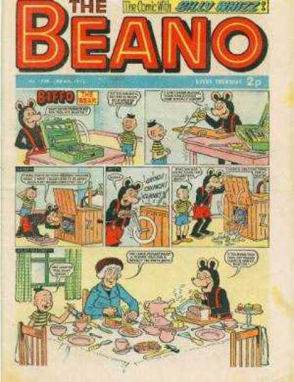 Beano 1538 - Bully Whitz - Biffo - Bear - Boy - Table