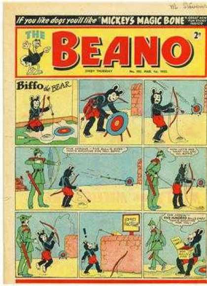 Beano 502 - Beano - Mickey - Magic Bone - Biffo - Bear