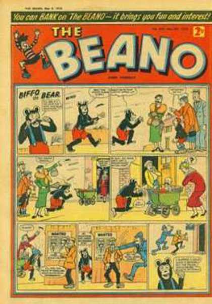 Beano 824 - Biffo The Bear - Classic Comics - Old Comics - Vintage - 2 Cents