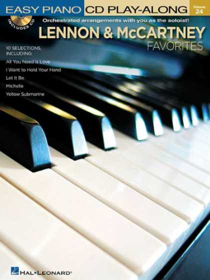 Beatles Books - Lennon and McCartney Favorites: Easy Piano CD Play-Along Volume 24