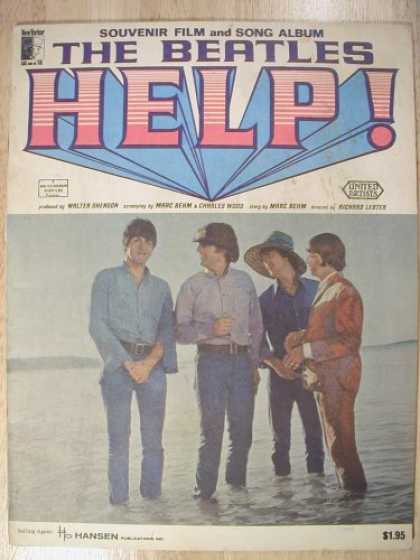 Beatles Books - The Beatles Help! Souvenir Film and Song Album