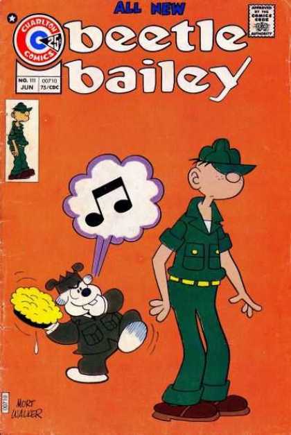 Beetle Bailey 111 - Charlton Comics - Mort Walker - Beetle Bailey - Soldiers - Cream Pie