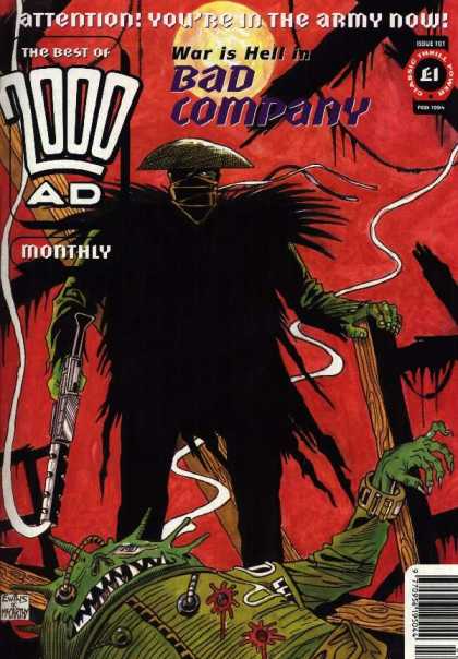 Best of 2000 AD 101 - War Is Hell - Bad Company - Attention - Army - Red