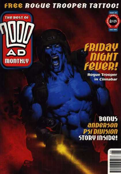 Best of 2000 AD 107 - Froday Night Fever - Rough Trooper In Cinnabar - Bonus - Anderson - Psi Division