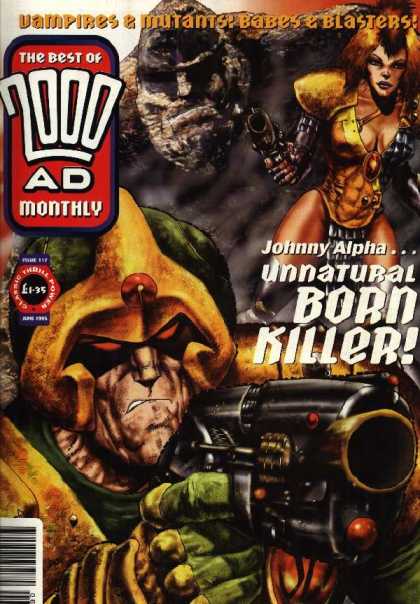 Best of 2000 AD 117 - Vampires U0026 Mutants - Babes And Blasters - Johnny Alpha - Unnatural Born Killer - Guns
