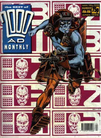 Best of 2000 AD 55 - 2000 Ad Monthly - 2000 Ad 55 - 2000 Ad April 1990 - Best Of 2000 Ad - Best Of 2000 Ad Monthly