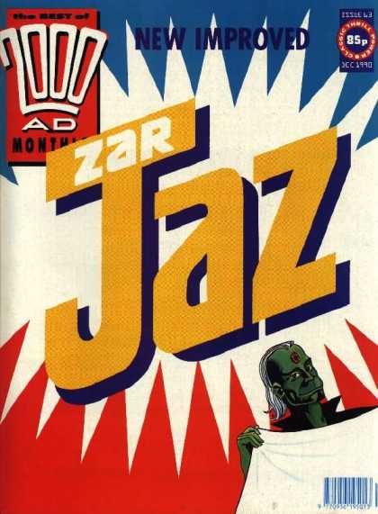 Best of 2000 AD 63 - Zar - Jaz - Monthly - New Improved - Laundry Detergent Style