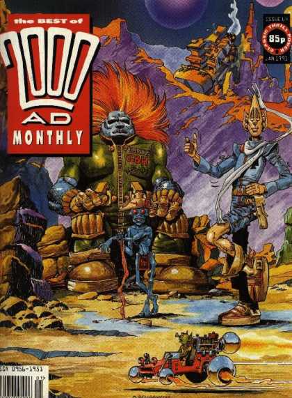 Best of 2000 AD 64 - Space - Aliens - Mountains - Monsters - Blue Men