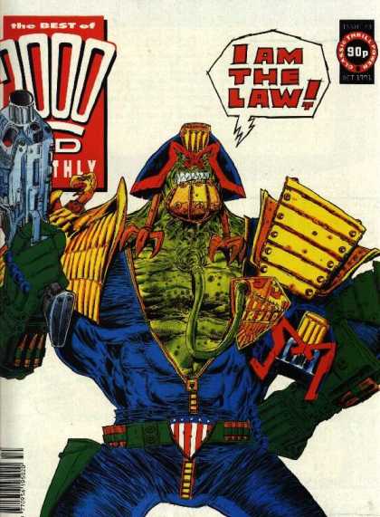 Best of 2000 AD 73 - I Am The Law - Monthly - 90p - Gun - Mask