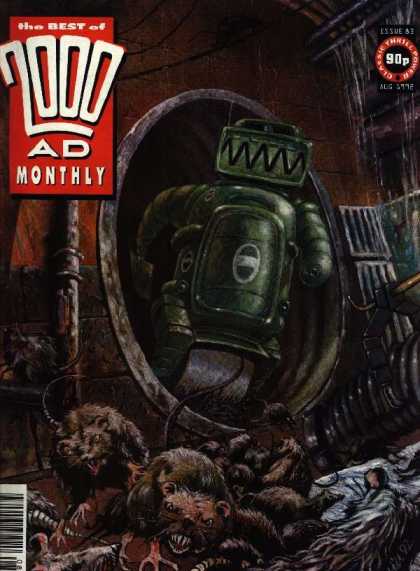 Best of 2000 AD 83 - Rats - Sewer - Robot - Tunnel - Pipes