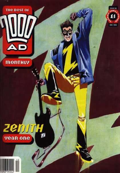 Best of 2000 AD 99 - Zenith - Mask - Guitar - Boots - Blazer