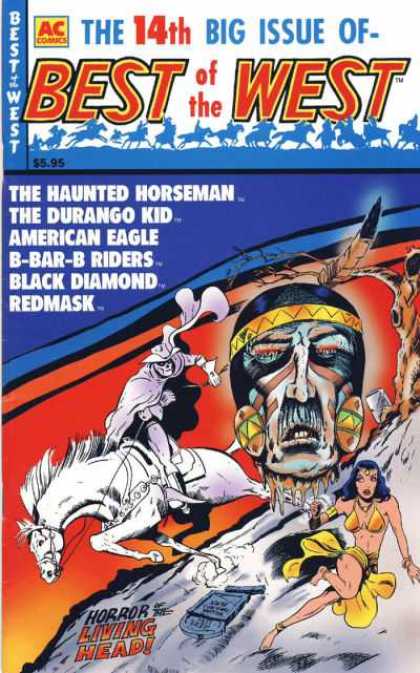 Best of the West 14 - 14th Issue - The Haunted Horseman - The Durango Kid - Black Diamond - Redmask