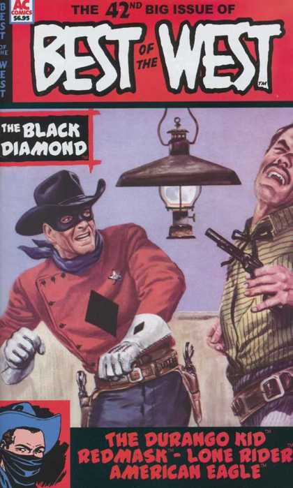 Best of the West 42 - Mask - Gun - Ac Comics - The Black Diamond - Weapon