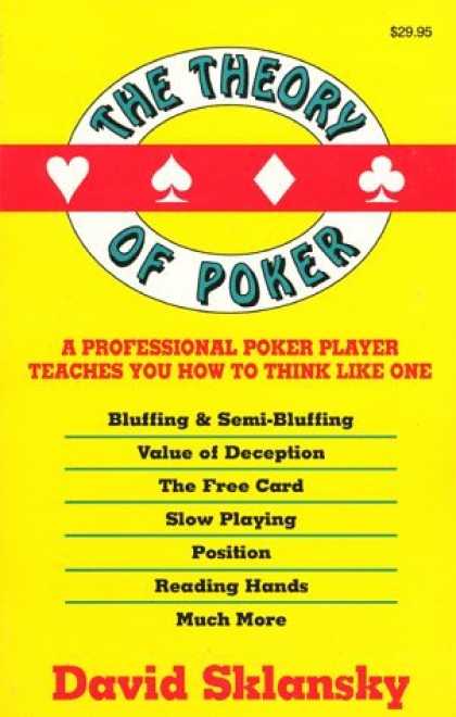 Bestsellers (2006) - The Theory of Poker by David Sklansky