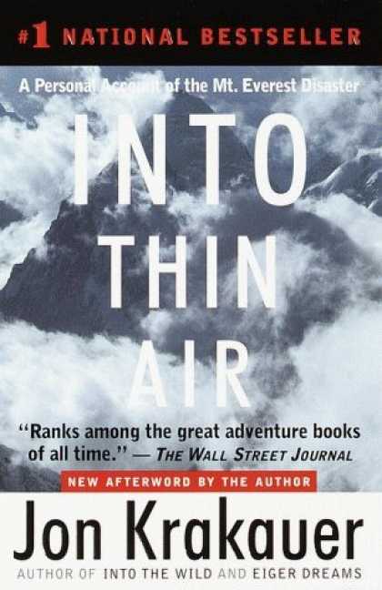 Bestsellers (2006) - Into Thin Air: A Personal Account of the Mt. Everest Disaster by Jon Krakauer