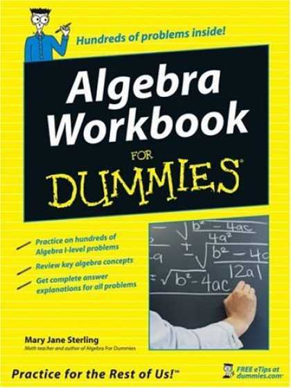 Bestsellers (2006) - Algebra Workbook For Dummies (For Dummies (Lifestyles Paperback)) by Mary Jane S