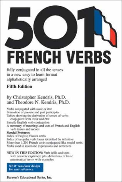 Bestsellers (2006) - 501 French Verbs (501 Verb Series) by Christopher Kendris