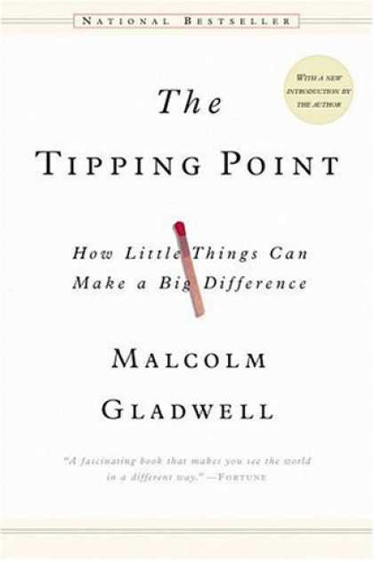 Bestsellers (2006) - The Tipping Point: How Little Things Can Make a Big Difference by Malcolm Gladwe
