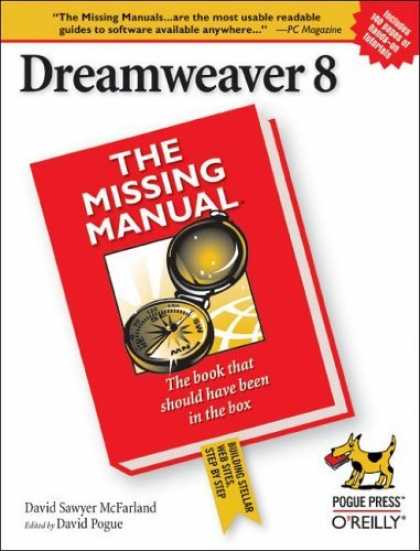 Bestsellers (2006) - Dreamweaver 8: The Missing Manual by David Sawyer McFarland