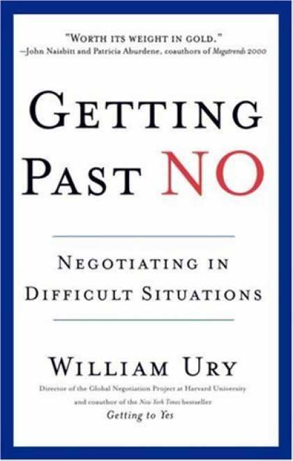 Bestsellers (2007) - Getting Past No by William Ury