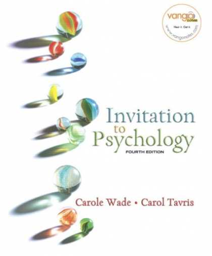 Bestsellers (2007) - Invitation to Psychology (4th Edition) (MyPsychLab Series) by Carole Wade