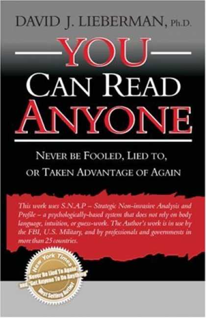 Bestsellers (2007) - You Can Read Anyone by David J. Lieberman