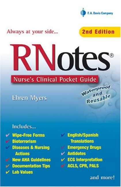 Bestsellers (2007) - Rnotes: Nurse's Clinical Pocket Guide by Ehren Myers
