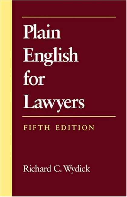 Bestsellers (2007) - Plain English for Lawyers (5th Edition) by Richard C. Wydick