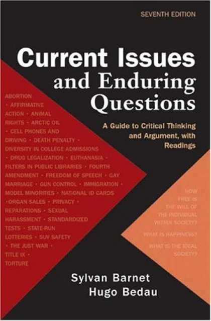 Bestsellers (2007) - Current Issues and Enduring Questions: A Guide to Critical Thinking and Argument