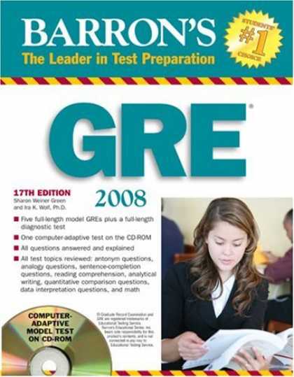 Bestsellers (2007) - Barron's GRE 2008 with CD-ROM (Barron's How to Prepare for the Gre Graduate Reco