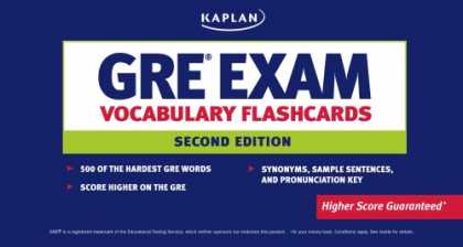 Bestsellers (2007) - GRE Exam Vocabulary Flashcards by Kaplan