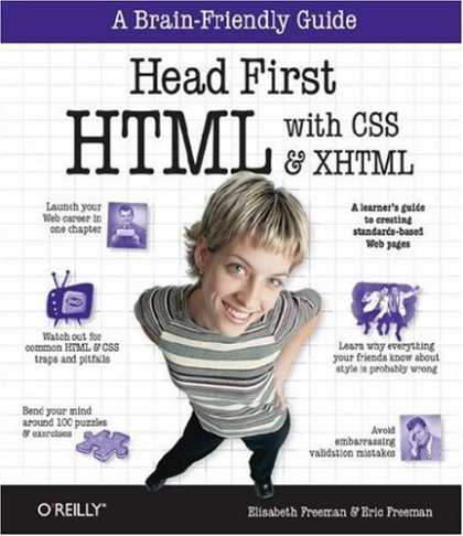 Bestsellers (2007) - Head First HTML with CSS & XHTML (Head First) by Eric Freeman