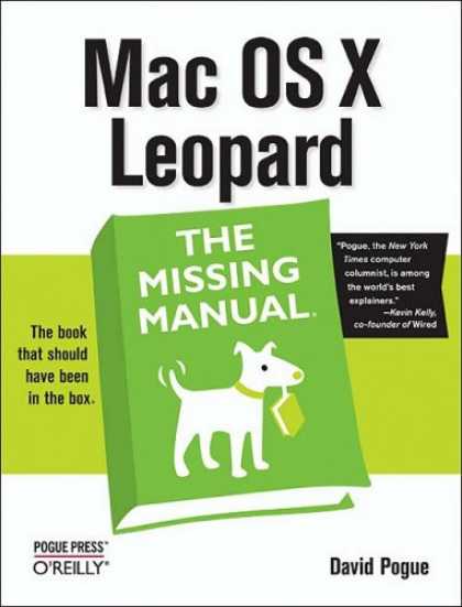 Bestsellers (2008) - Mac OS X Leopard: The Missing Manual by David Pogue