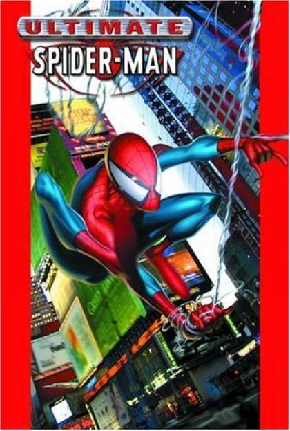 Bestselling Comics (2006) - Ultimate Spider-Man, Vol. 1 by Brian Michael Bendis - Spider Man - Web - City - Bulding - Swinging