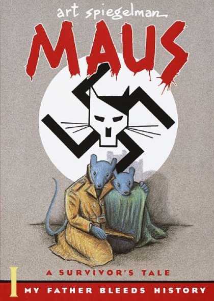 Bestselling Comics (2006) - Maus a Survivors Tale: My Father Bleeds History by Art Spiegelman - Art Spiegelman - Maus - Nazi - Swastica - Cat
