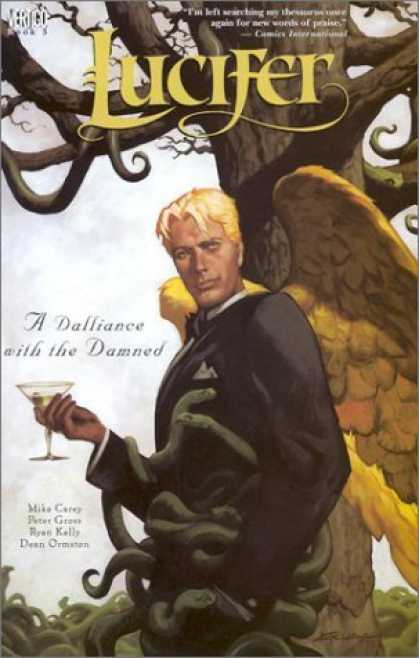 Bestselling Comics (2006) - Lucifer: A Dalliance with the Damned, Book 3 by Mike Carey - Vertigo Comics - A Dalliance With The Damned - Lucifer - Snake - Martini