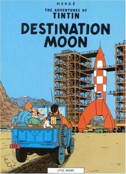 Bestselling Comics (2006) - Destination Moon (The Adventures of Tintin) by Herge - Destination Moon - Herge - Adventures Of Tintin - Rocket - Rocketship
