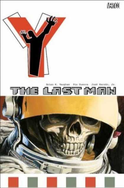 Bestselling Comics (2006) - Y: The Last Man Vol. 3: One Small Step by Brian K. Vaughan - Astronaut - Skull - Scary - Alone - Red