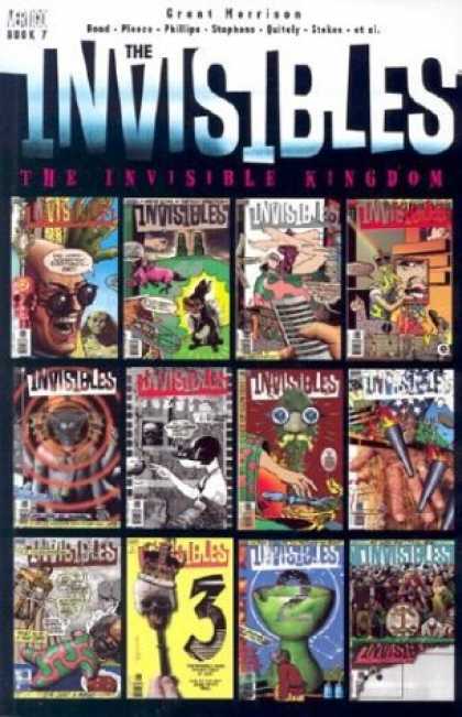Bestselling Comics (2006) - The Invisible Kingdom (The Invisibles, Book 7) by Grant Morrison - Grant Morrison - Collection - Kingdom - Invisible People - Scary